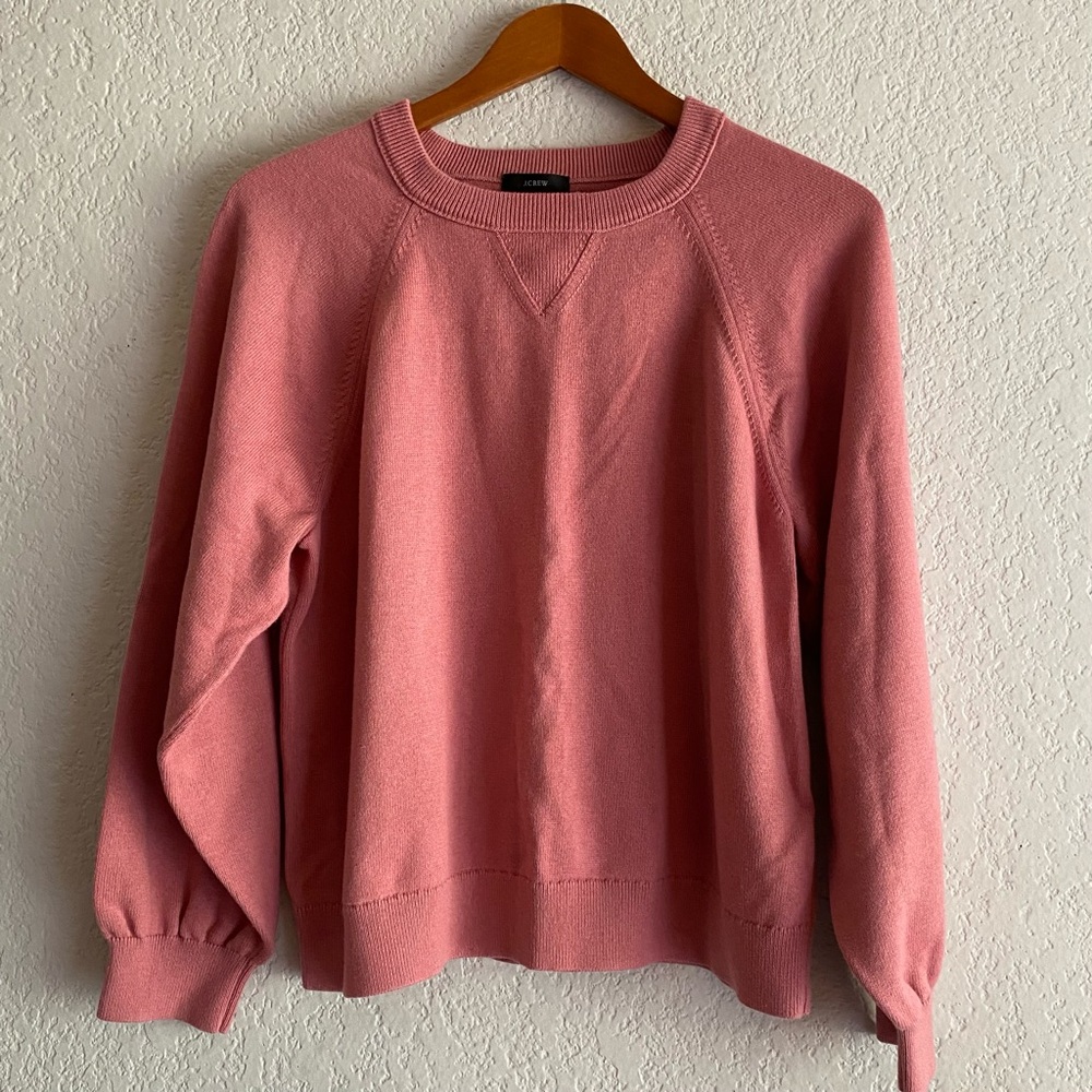 J. Crew Women's Rose Crew Neck Sweater